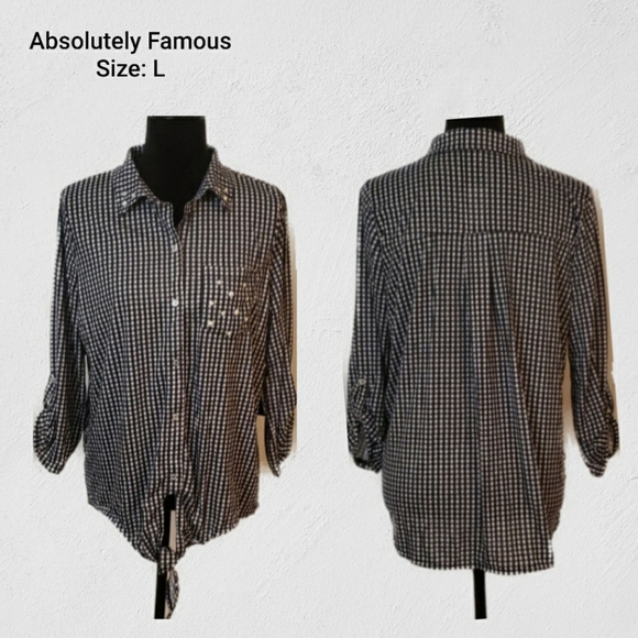 Absolutely Famous Tops - Absolutely Famous Top | Size:L